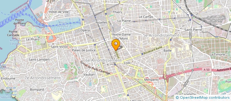 localisation de l'entreprise LABOTILAR  MARSEILLE