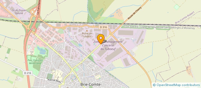 localisation de l'entreprise LABOTO  BRIE-COMTE-ROBERT