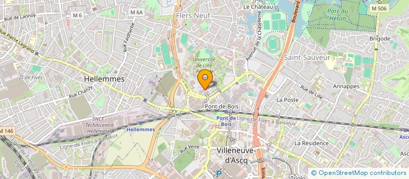 localisation de l'entreprise LABOUB à VILLENEUVE-D'ASCQ