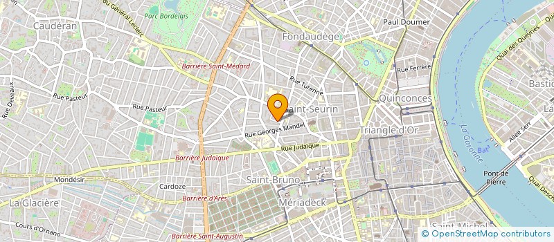 localisation de l'entreprise LABOUDIE HOLDING à BORDEAUX