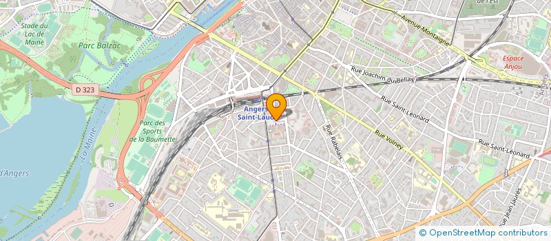 localisation de l'entreprise LABOUEST à ANGERS