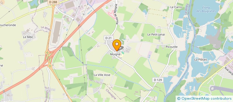 localisation de l'entreprise LABOUILLE à LE RHEU