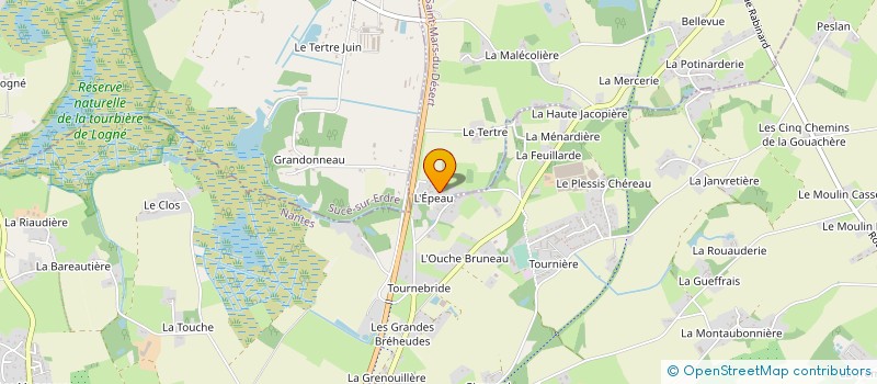 localisation de l'entreprise LABOURDE à SAINT-MARS-DU-DESERT