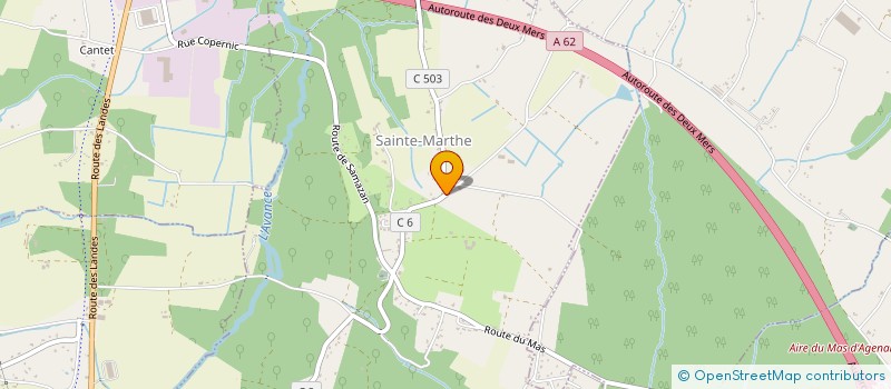 localisation de l'entreprise LABOURE BEAUPUY CARRELAGE  PUCH-D'AGENAIS