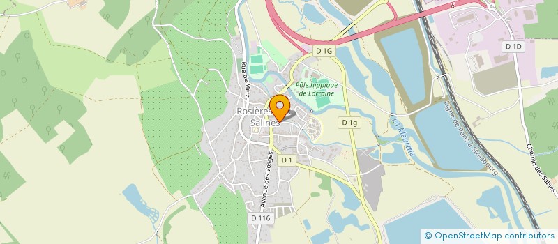 localisation de l'entreprise LABOURE CHRISTOPHE IMMOBILIER  ROSIERES-AUX-SALINES