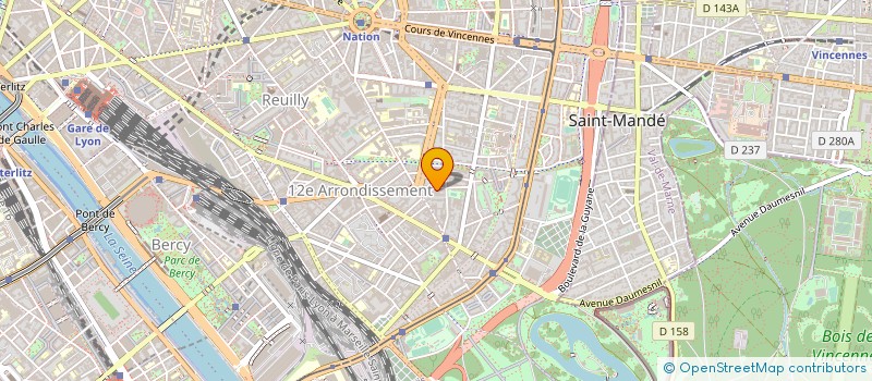 localisation de l'entreprise LABOUREAU à PARIS
