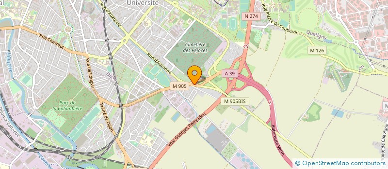 localisation de l'entreprise LABOUREUR à DIJON