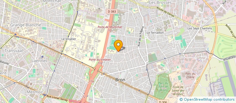 localisation de l'entreprise LABOURI  BRON