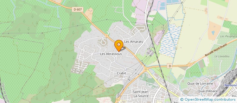 localisation de l'entreprise LABOURKE à NARBONNE