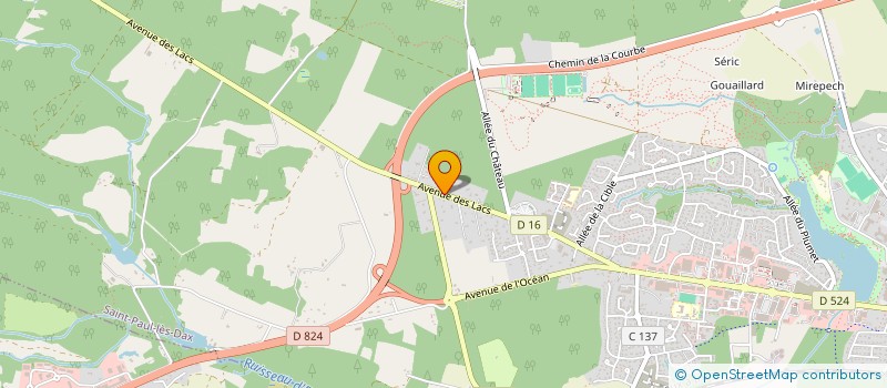 localisation de l'entreprise LABOUTCH  SAINT-PAUL-LES-DAX