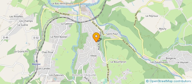 localisation de l'entreprise LABOUTE VALERY à SOLIGNAC
