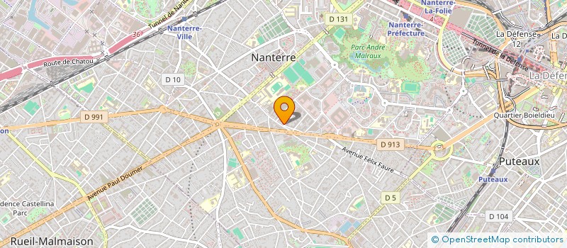 localisation de l'entreprise LABRADOR AUTOMOBILES à NANTERRE