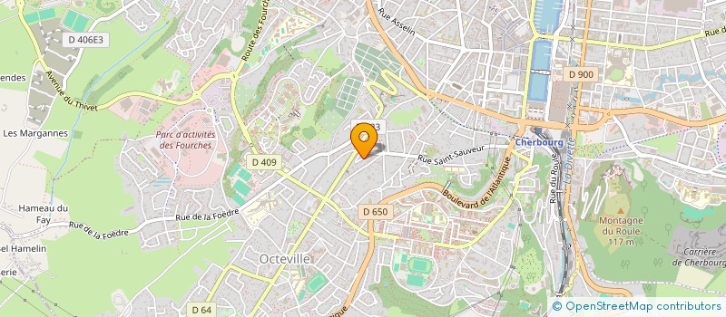 localisation de l'entreprise LABRAX  CHERBOURG-EN-COTENTIN