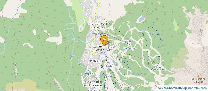 localisation de l'entreprise LABREUX PERE ET FILS  LES ORRES