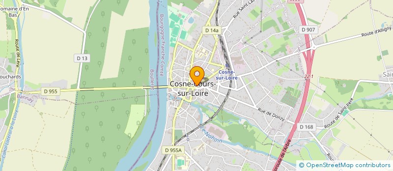 localisation de l'entreprise LABRICOLE à COSNE-COURS-SUR-LOIRE