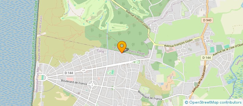 localisation de l'entreprise LABRIGANTINE à CUCQ