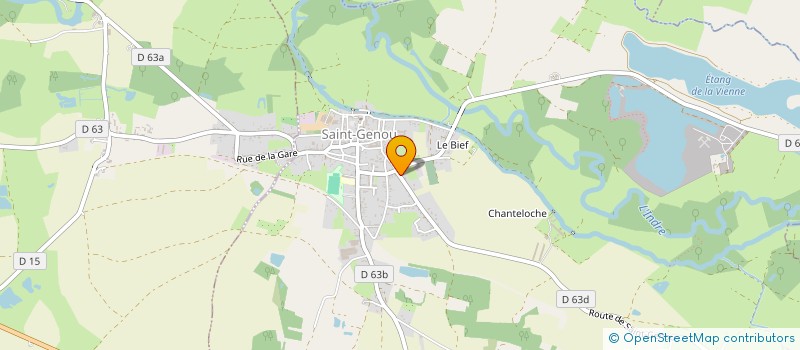 localisation de l'entreprise LABRIGAUDIERE à SAINT-GENOU