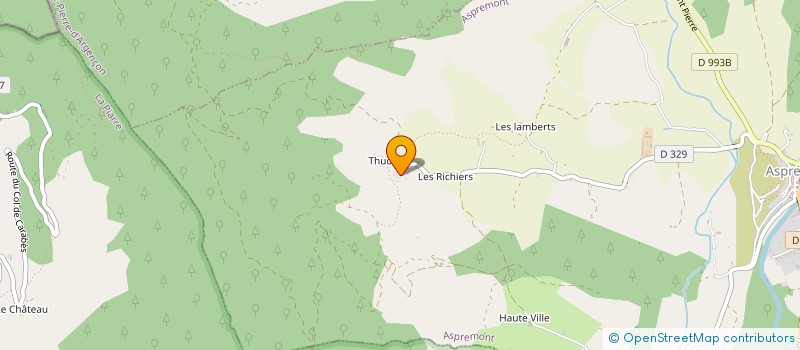 localisation de l'entreprise LABRIK  ASPREMONT