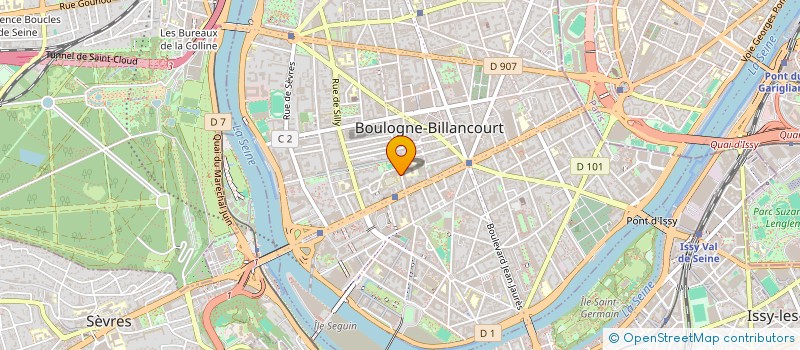 localisation de l'entreprise LABRIMA à BOULOGNE-BILLANCOURT
