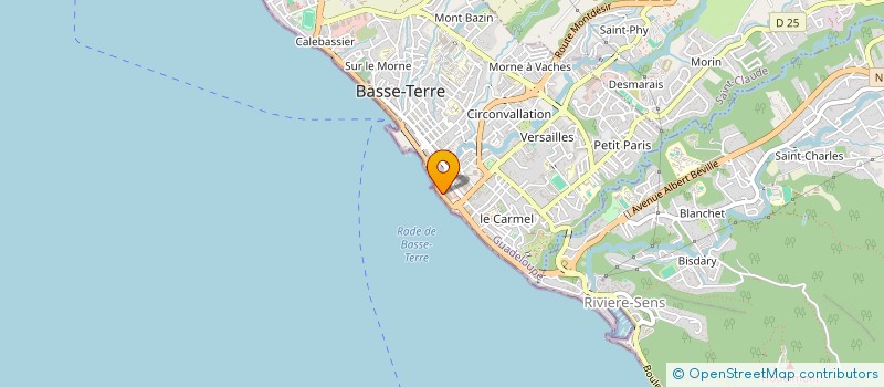 localisation de l'entreprise LABRIOCHE FOOD CONCEPT  BASSE-TERRE