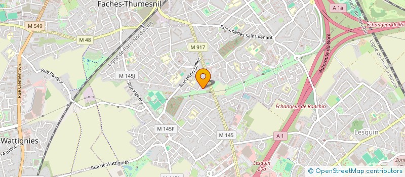 localisation de l'entreprise LABRIQ  FACHES-THUMESNIL