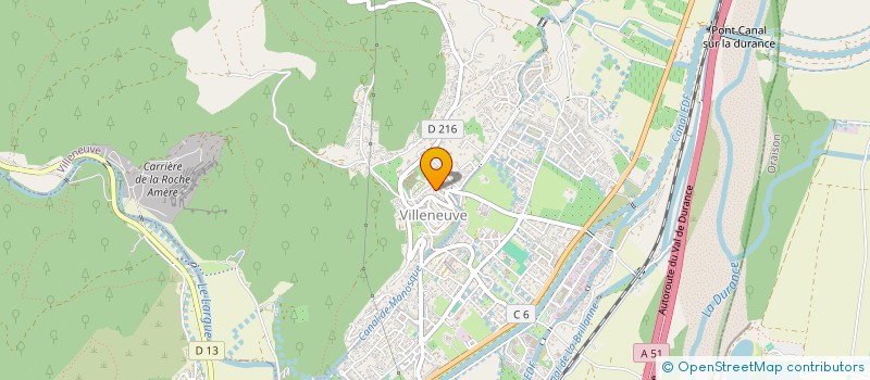 localisation de l'entreprise LABRO BAUDOIN  VILLENEUVE