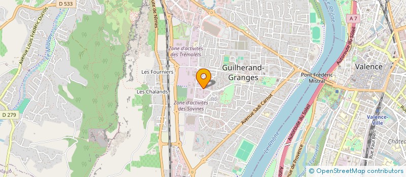 localisation de l'entreprise LABROSSE DE LAVEYRON à GUILHERAND-GRANGES