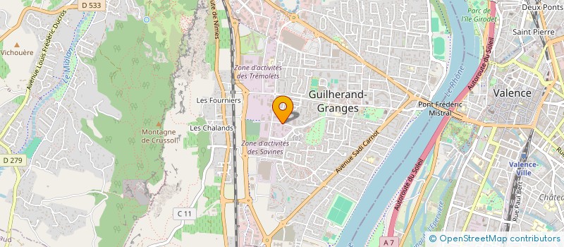 localisation de l'entreprise LABROSSE DE THONES  GUILHERAND-GRANGES