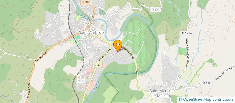 localisation de l'entreprise LABROT PASCAL  SAINT-AMBROIX