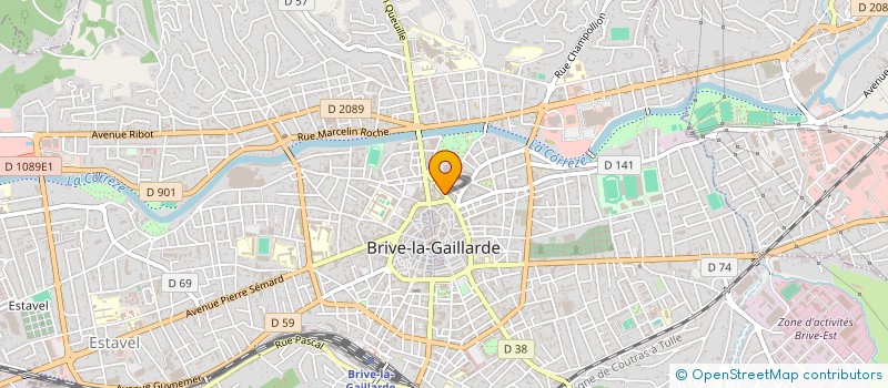 localisation de l'entreprise LABROUSSE  BRIVE-LA-GAILLARDE