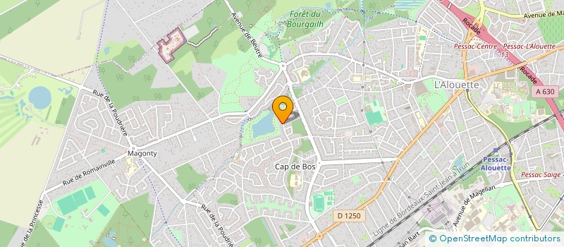 localisation de l'entreprise LABROUSSE EXPERTISES à PESSAC