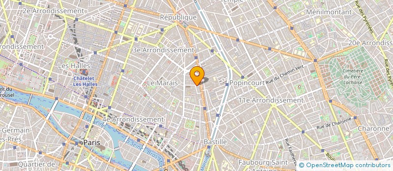 localisation de l'entreprise LABROUSSE HOLDING  PARIS