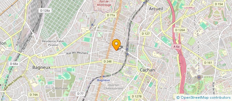 localisation de l'entreprise LABROUSSE.TOP à CACHAN