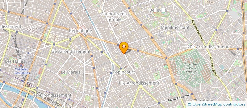 localisation de l'entreprise LABRUME PARIS  PARIS