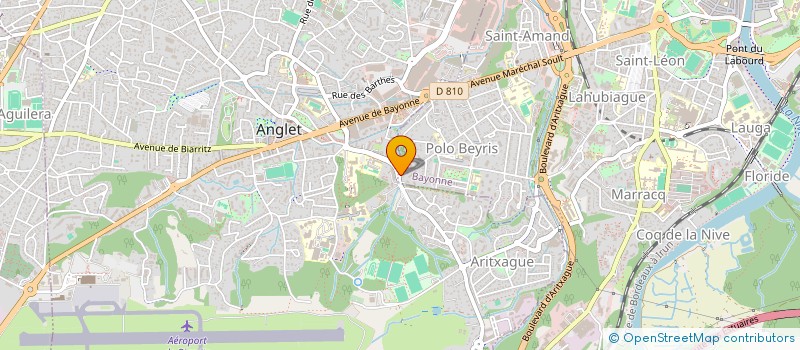 localisation de l'entreprise LABRUQUERE à BAYONNE