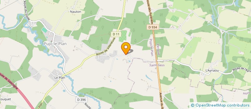localisation de l'entreprise LABRUYERE EXPERTISES à PUJO-LE-PLAN