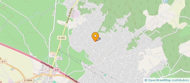 localisation de l'entreprise LABRUYERE HOLDING à SAINT-MAXIMIN-LA-SAINTE-BAUME