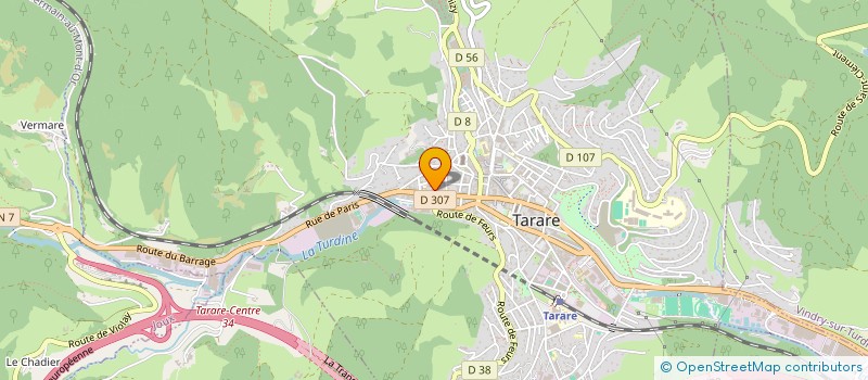 localisation de l'entreprise LABRUYERE NGLH  TARARE