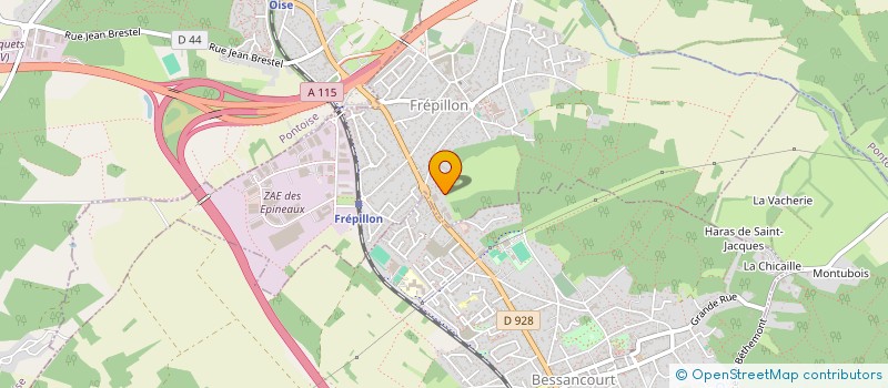 localisation de l'entreprise LABSAL  FREPILLON