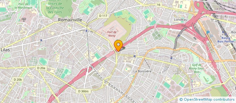 localisation de l'entreprise LABTAXI75 à NOISY-LE-SEC
