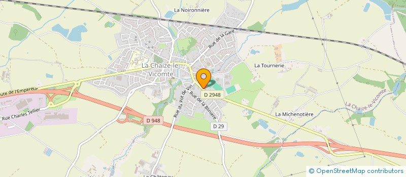 localisation de l'entreprise LABURTE CHRISTOPHE ET NATHALIE  LA CHAIZE-LE-VICOMTE