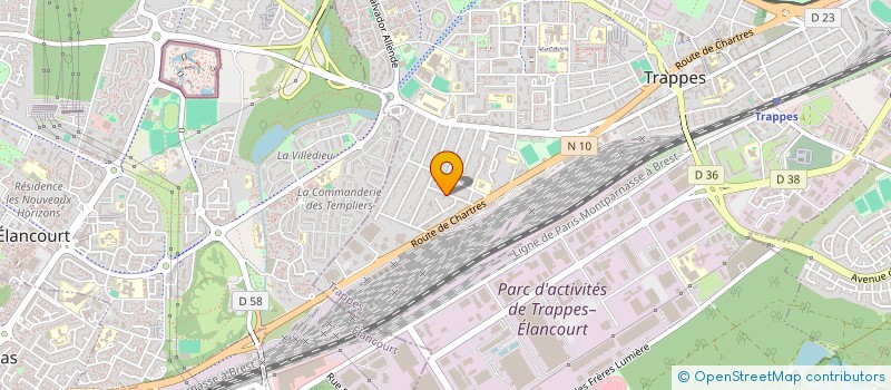 localisation de l'entreprise LABUSSIERE à TRAPPES