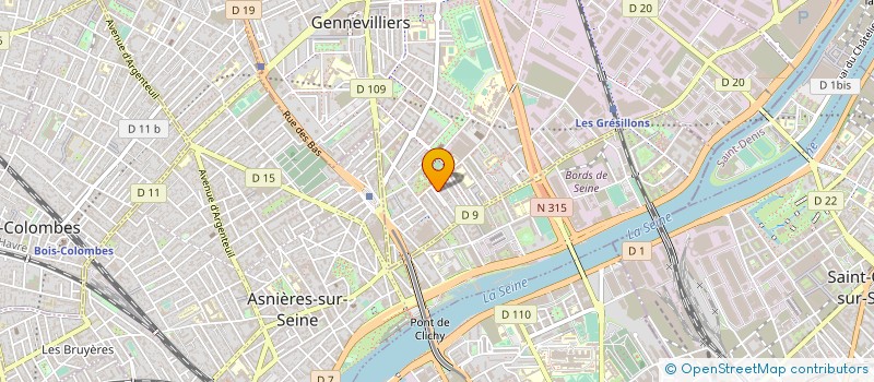 localisation de l'entreprise LABUZEK NETTOYAGE à GENNEVILLIERS