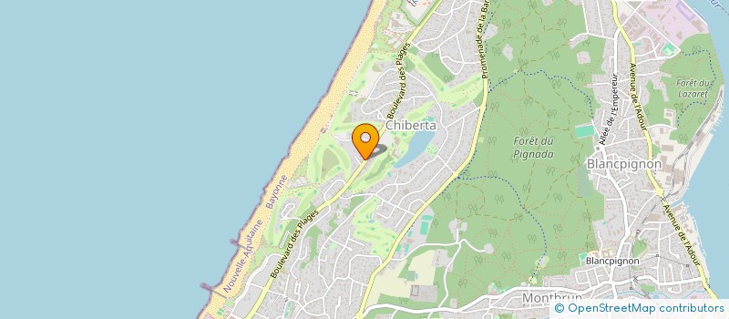 localisation de l'entreprise LAC à ANGLET