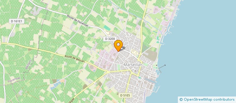 localisation de l'entreprise LAC à MARSEILLAN