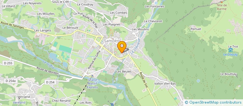 localisation de l'entreprise LAC  VETRAZ-MONTHOUX