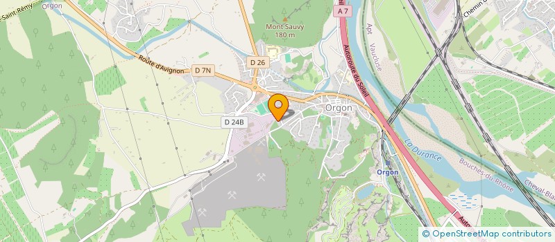 localisation de l'entreprise LAC  ORGON