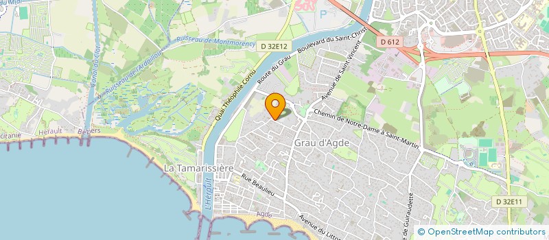 localisation de l'entreprise LAC  AGDE