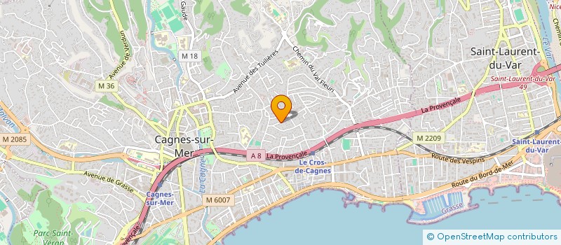 localisation de l'entreprise LAC  CAGNES-SUR-MER