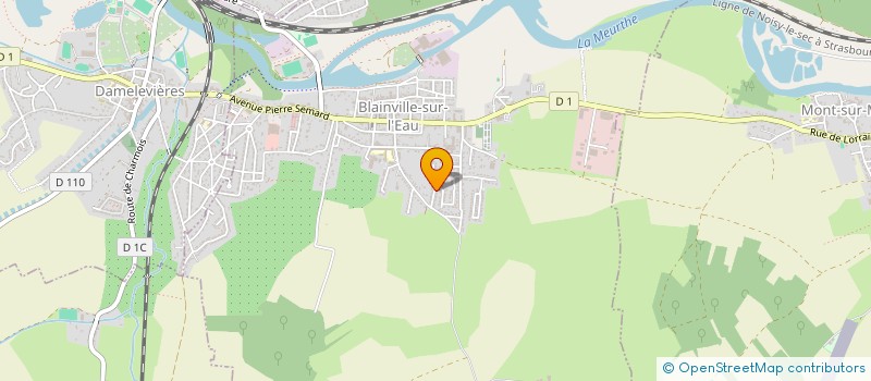 localisation de l'entreprise LAC  BLAINVILLE-SUR-L'EAU